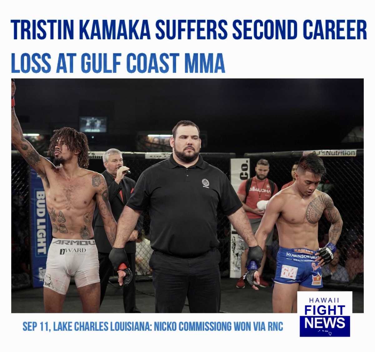 Tristin kamaka vs Nicko Commissiong